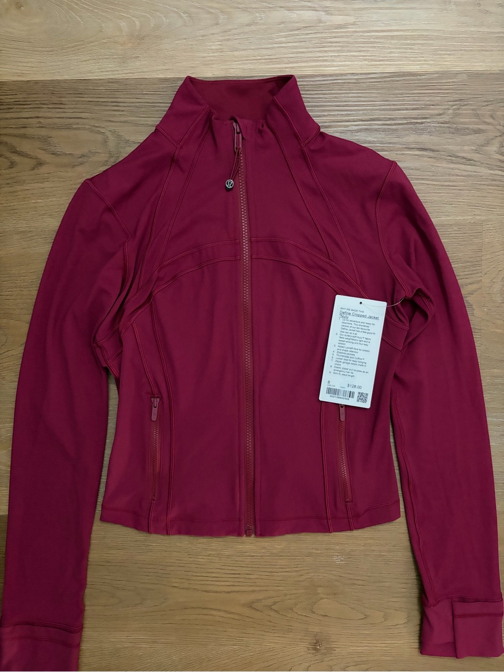 Lululemon Define Cropped Jacket NWT size 8